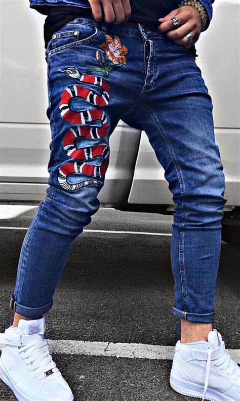 jeans gucci mujer|gucci jeans men's.